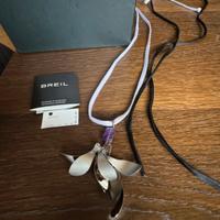 Collana breil steel leaves