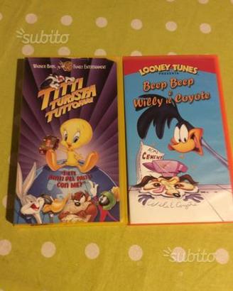 Sette Vhs cartoni per bambini