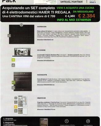 SUPER PROMOZIONE ELETTRODOMESTICI HAIER