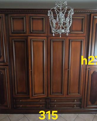 armadio camera noce massiccio dim 325 x 270