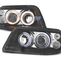 FARI VOLKSWAGEN VW T5 03-09 ANGEL EYES FONDO NERO