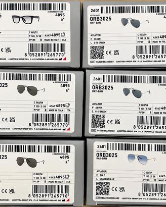 Ray-Ban Originali Nuovi – Vari Modelli disponibili