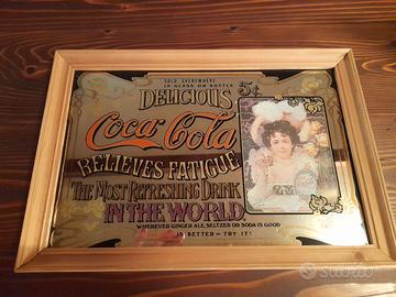 Quadro specchio Coca cola