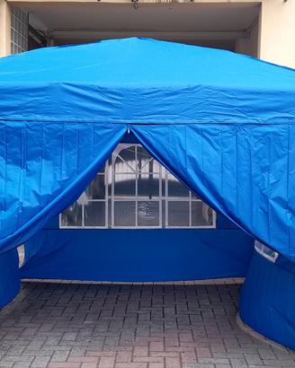 Tenda pièghevole nuova  3x3 accessoriata