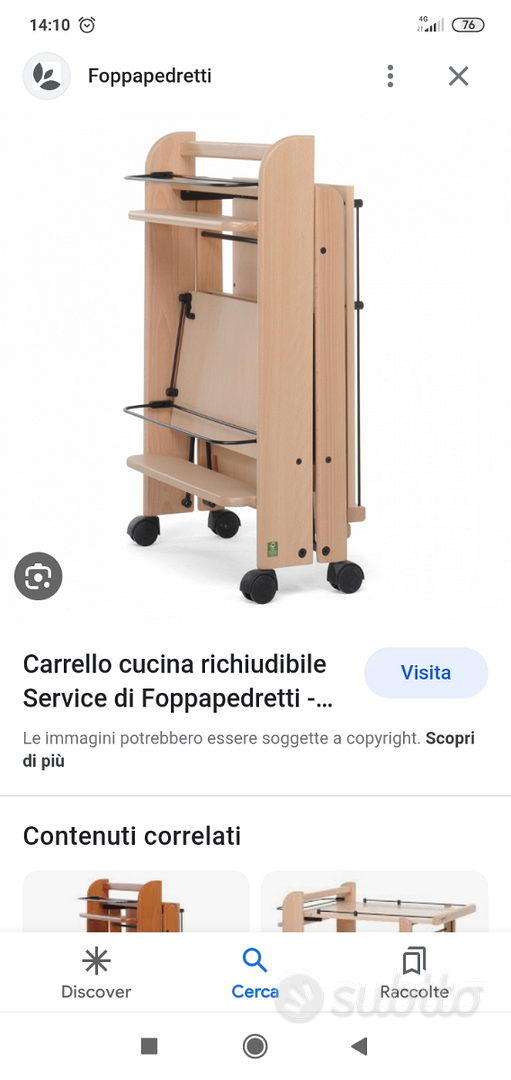 Carrello foppapedretti cucina - Arredamento e Casalinghi In vendita a  Messina