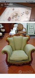 divano stile barocco