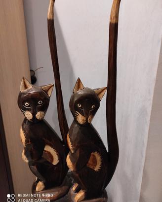 Gatti in legno 