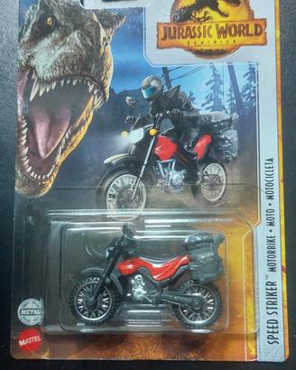 Speed Striker Jurassic World matchbox moto 