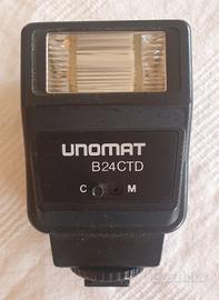 Flash Unomat B24CTD per macchina fotografica.
