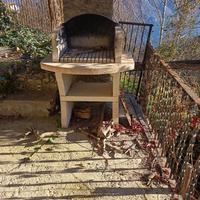 Barbecue componibile in cemento