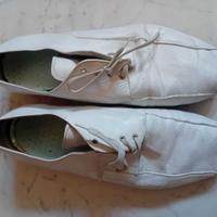 Scarpe Ballo Uomo Pelle Bianca taglia 41- per Lisc
