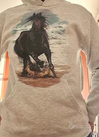 Felpa nuova Fruit of the Loom, 152 cm(12/13anni)