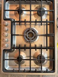 PIANO COTTURA A GAS 5 FUOCHI WHIRLPOOL
