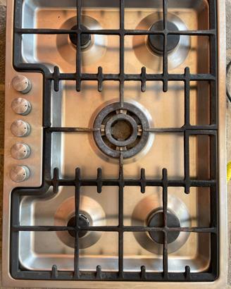 PIANO COTTURA A GAS 5 FUOCHI WHIRLPOOL