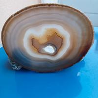 L!ametista e quarzo con Orologio.