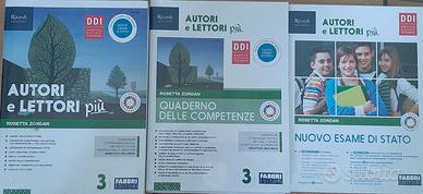 Libro italiano "Autori e lettori più" - vol. 3