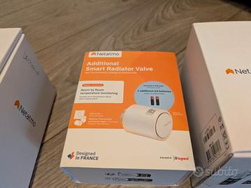 5 Valvole termostatiche wifi NETATMO BTICINO