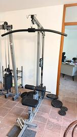 Lat machine e pulley
