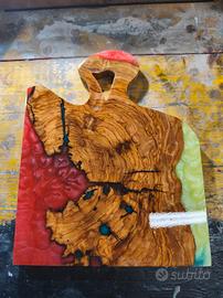 taglieri legno e resina