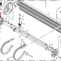 Eccentrico staffa perno krone 938136