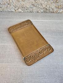 Rendiresto vintage caffè Costadoro ottone vassoio