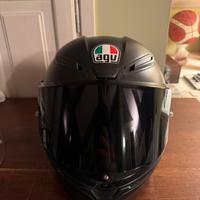 Casco AGV K6 Carbon - nero opaco