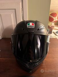 Casco AGV K6 Carbon - nero opaco
