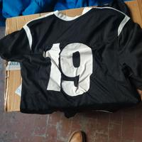 18 maglie nere numerate senza scritte ERREA