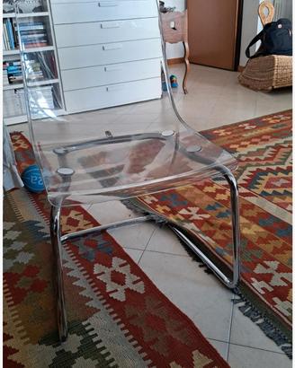 sedia trasparente ikea
