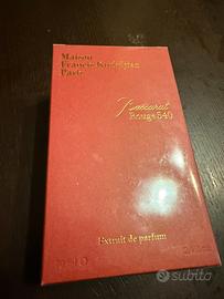 Profumo baccarat rouge mai aperto