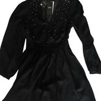 Abito nero CON STRASS