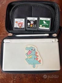 Nintendo DS Lite Perfetta + Custodia + 3 Giochi
