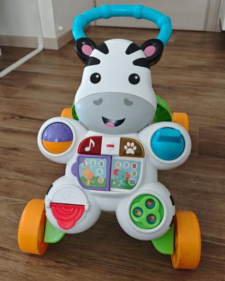 Fisher-Price Impara con Me Zebra Walker Primi pass