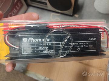 riduttore di tensione Phonocar 24 -12 volt 10 A