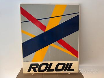 insegna roloil vintage pubblicità
