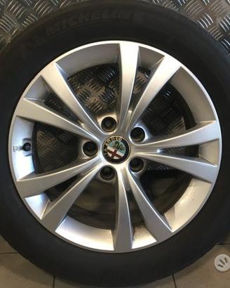 Ruote complete Alfa Romeo Giulietta 16 pollici