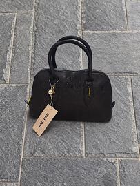 Borsa Miu Miu marrone scuro - dettagli dorati