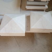 capitelli marmo botticino 