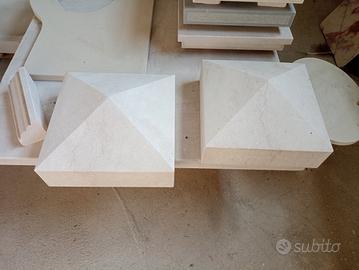 capitelli marmo botticino 