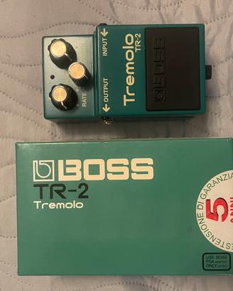 Pedale Tremolo Boss effetto per chitarra elettrica