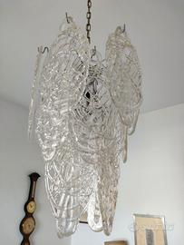 lampadario in vetro di Murano Vistosi