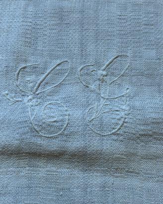 Splendida tovaglia bagno tutto fatto a mano tela.