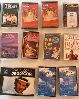 Lotto musicassette anni '80