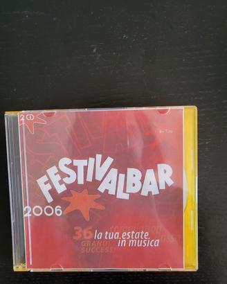 cd musicale DOPPIO CD FESTIVALBAR 2006 ROSSA
