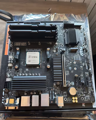 Combo mobo 32 gb ram ddr4 e cpu ryzen 5800x