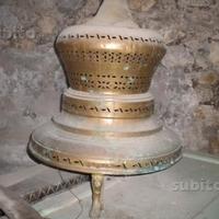 Antica stufa ottone