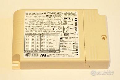 Alimentatore LED TCI DC Maxi Jolly US DALI 50W