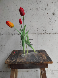 Vaso Libro in Acrilico – Decorazione Shabby Chic