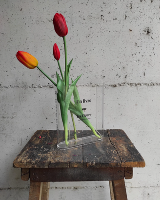 Vaso Libro in Acrilico – Decorazione Shabby Chic
