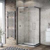 Box doccia angolare con porte scorrevoli Record